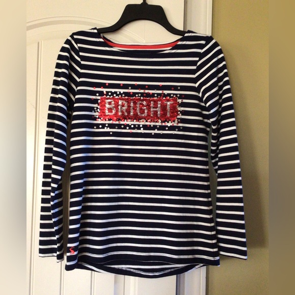 🆕JOULES HARBOUR LUXE MERRY STRIPED KNIT TOP(Sz 2) - Picture 7 of 16